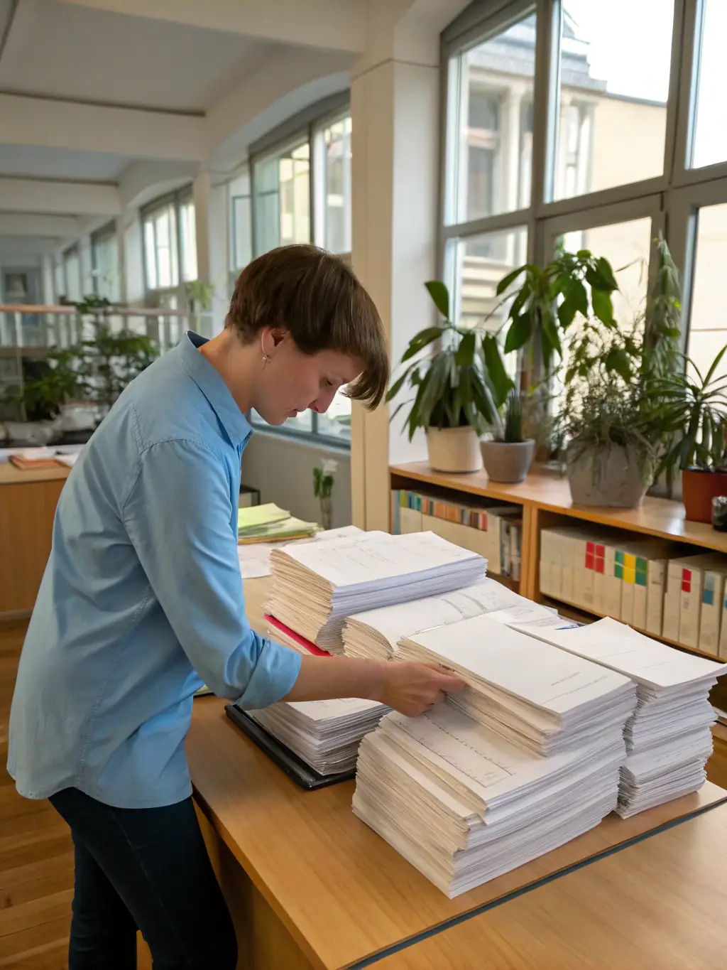 An image of a person confidently reviewing insurance documents, highlighting the importance of liability coverage in protecting assets.